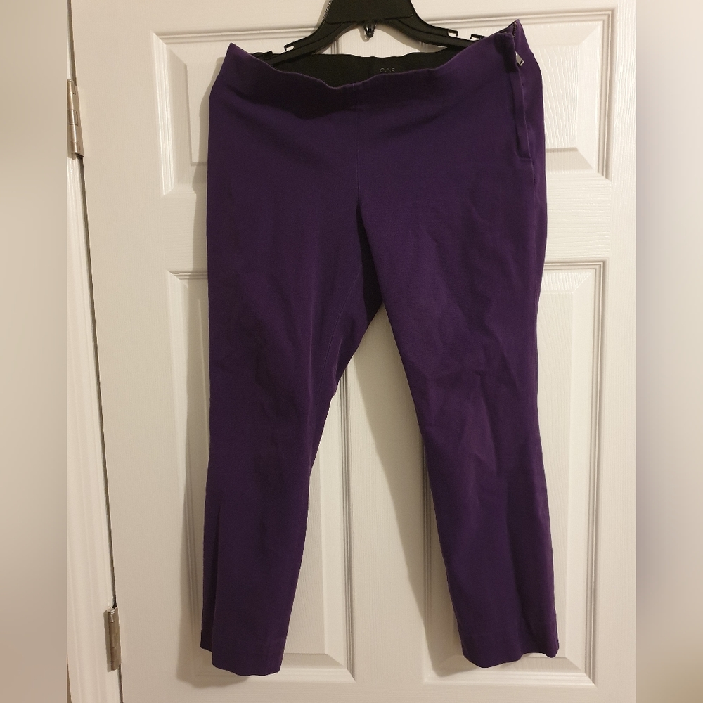COS purple pants, sz 10